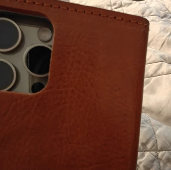 Handmade Genuine Leather iPhone wallet